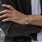 Norse Viking Runes Bangle Cuff Bracelet For Men 2