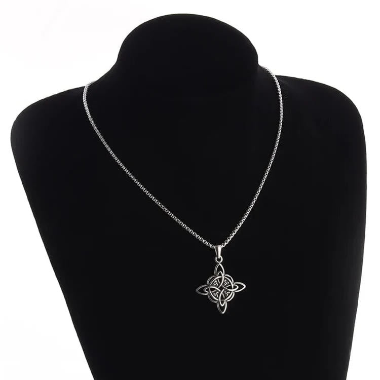 Classic Celtic Trinity Knot Interconnect Necklace