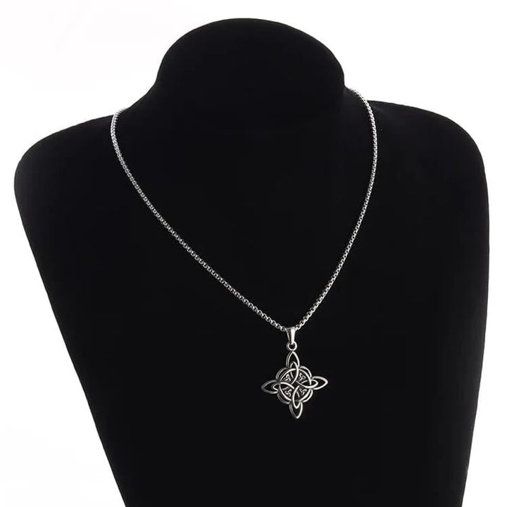 Classic Celtic Trinity Knot Interconnect Necklace