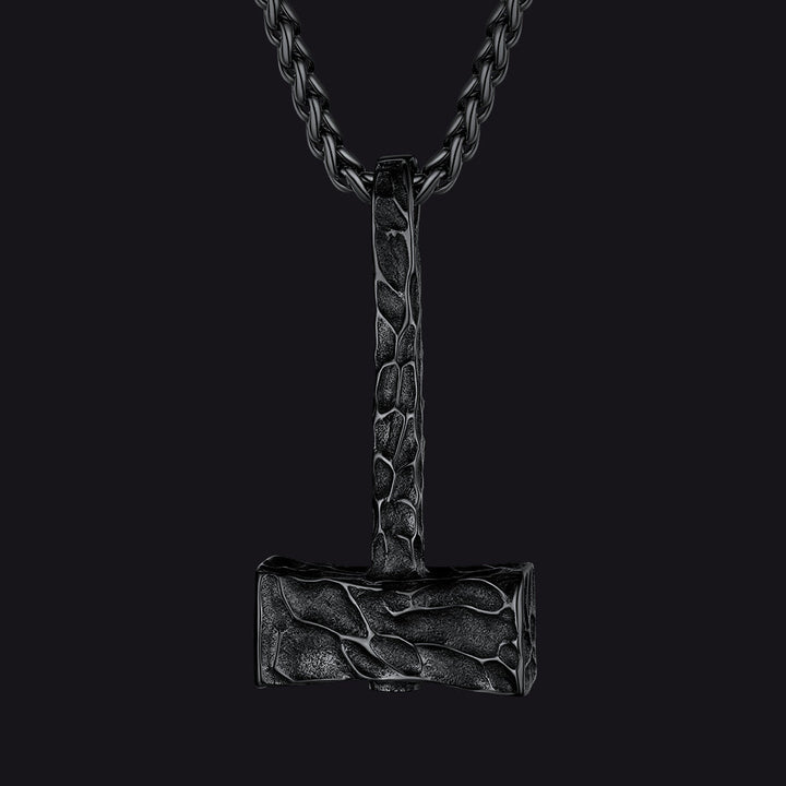 Viking Mjolnir Thor's Hammer Necklace For Men