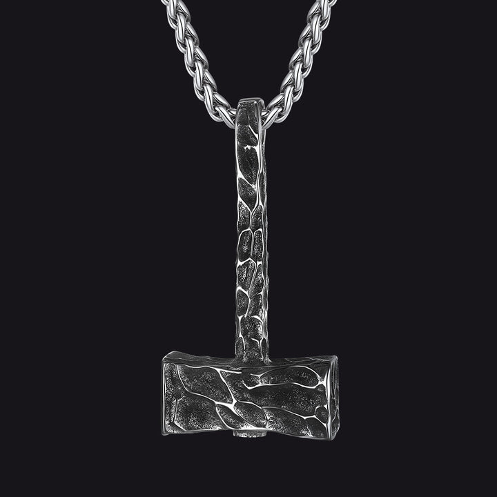 Viking Mjolnir Thor's Hammer Necklace For Men