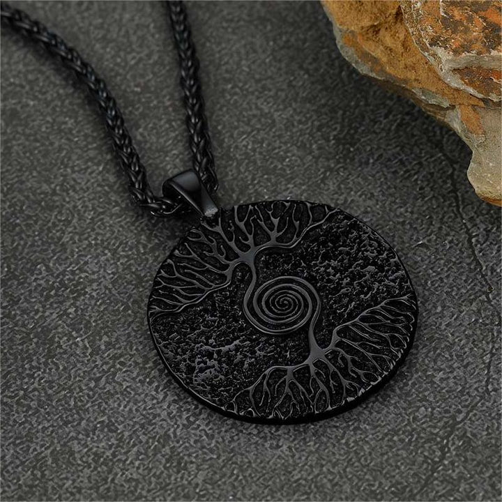 Viking Tree of Life Pendant Necklace for Men